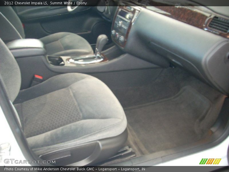 Summit White / Ebony 2012 Chevrolet Impala LS