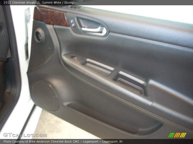 Summit White / Ebony 2012 Chevrolet Impala LS