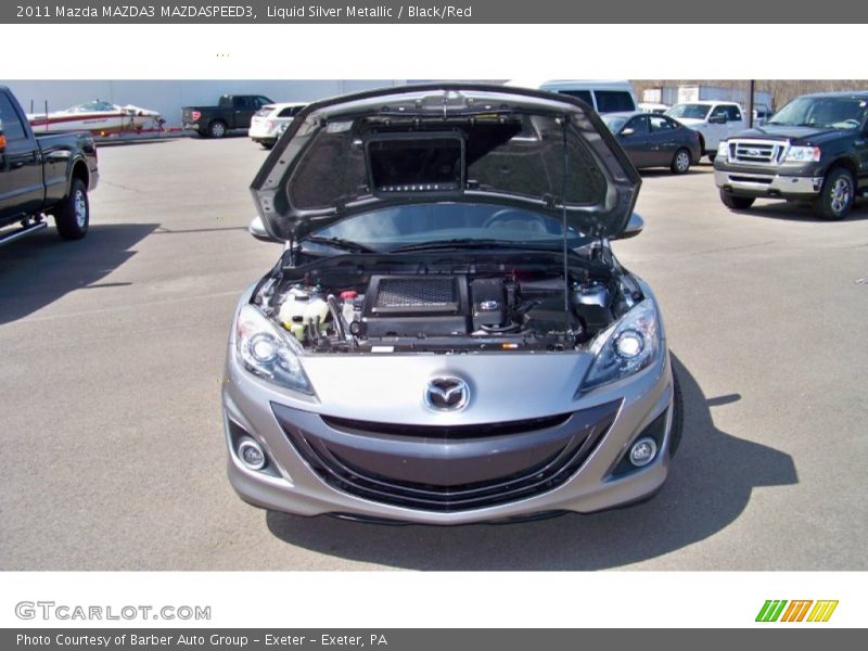 Liquid Silver Metallic / Black/Red 2011 Mazda MAZDA3 MAZDASPEED3
