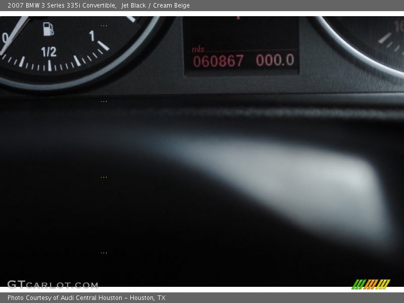 Jet Black / Cream Beige 2007 BMW 3 Series 335i Convertible