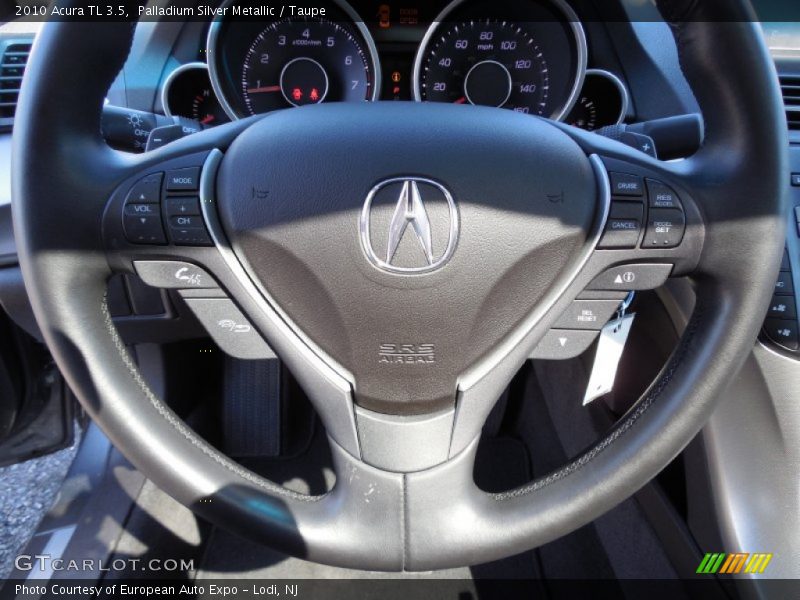 Palladium Silver Metallic / Taupe 2010 Acura TL 3.5