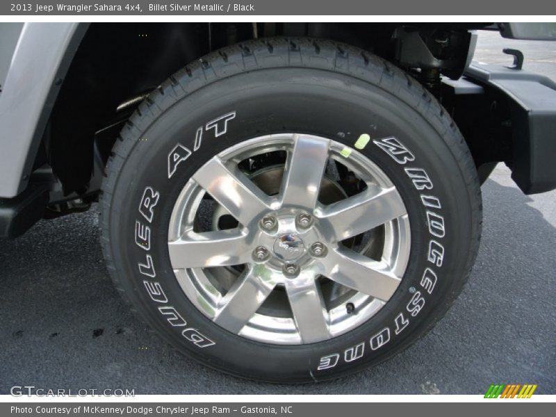 Billet Silver Metallic / Black 2013 Jeep Wrangler Sahara 4x4