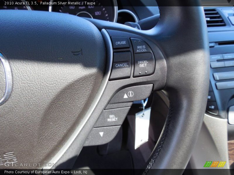 Palladium Silver Metallic / Taupe 2010 Acura TL 3.5
