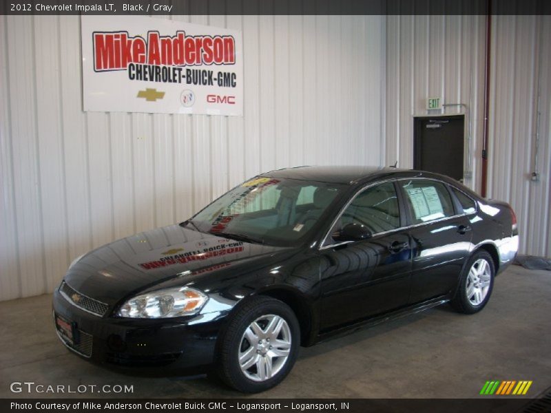 Black / Gray 2012 Chevrolet Impala LT