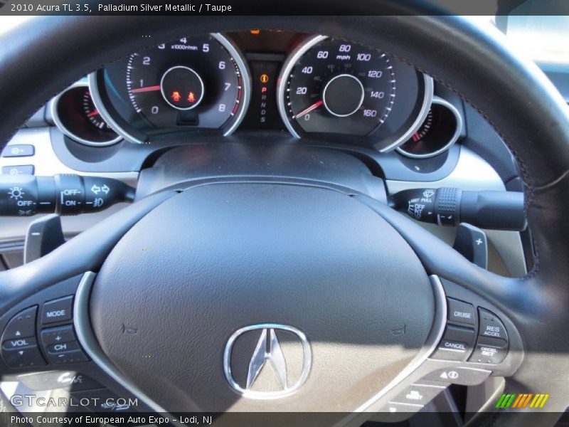 Palladium Silver Metallic / Taupe 2010 Acura TL 3.5