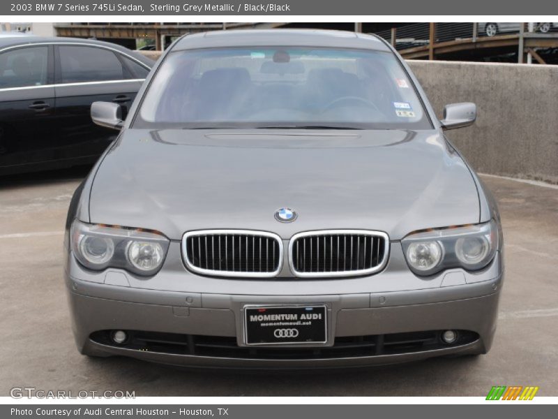 Sterling Grey Metallic / Black/Black 2003 BMW 7 Series 745Li Sedan