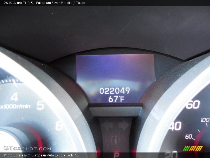 Palladium Silver Metallic / Taupe 2010 Acura TL 3.5