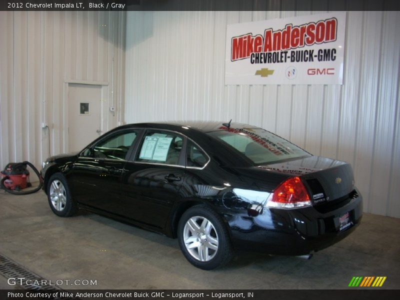 Black / Gray 2012 Chevrolet Impala LT