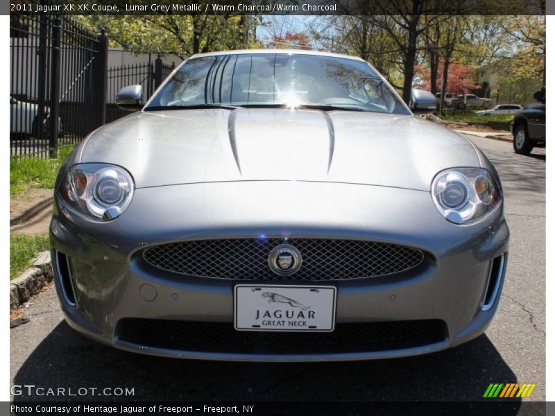 Lunar Grey Metallic / Warm Charcoal/Warm Charcoal 2011 Jaguar XK XK Coupe