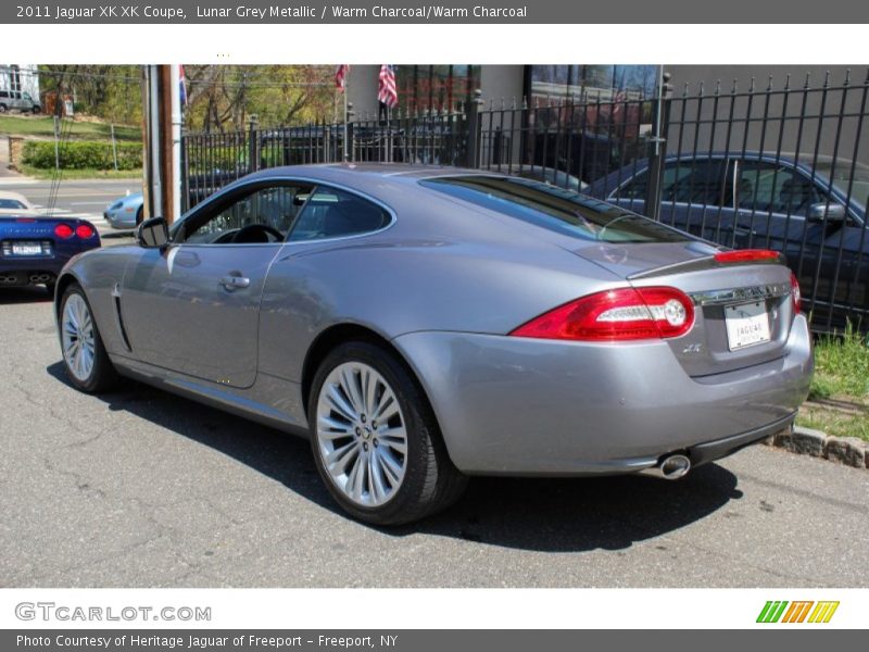 Lunar Grey Metallic / Warm Charcoal/Warm Charcoal 2011 Jaguar XK XK Coupe