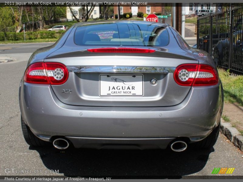 Lunar Grey Metallic / Warm Charcoal/Warm Charcoal 2011 Jaguar XK XK Coupe