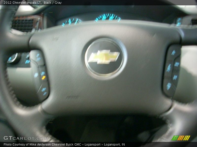 Black / Gray 2012 Chevrolet Impala LT