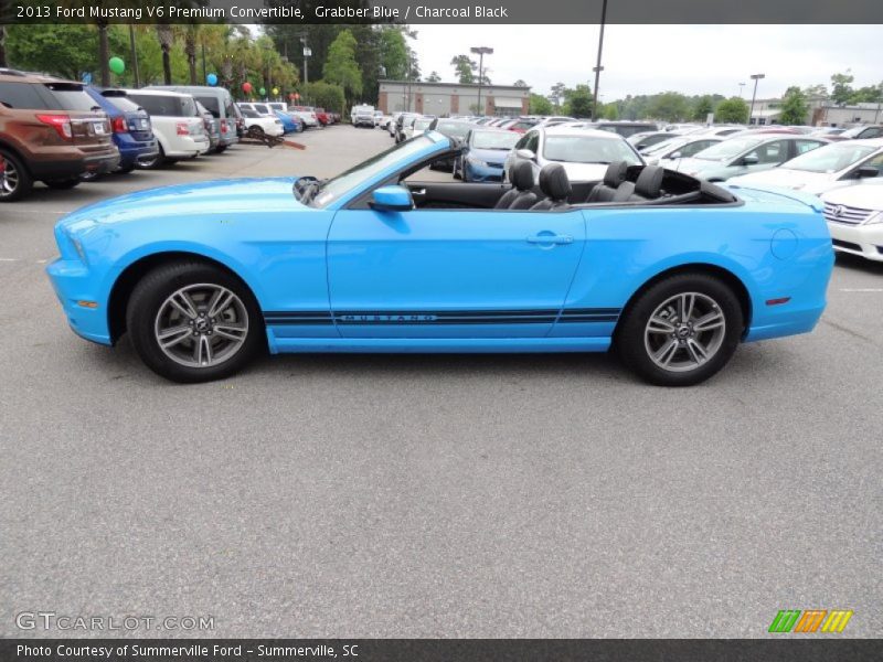  2013 Mustang V6 Premium Convertible Grabber Blue