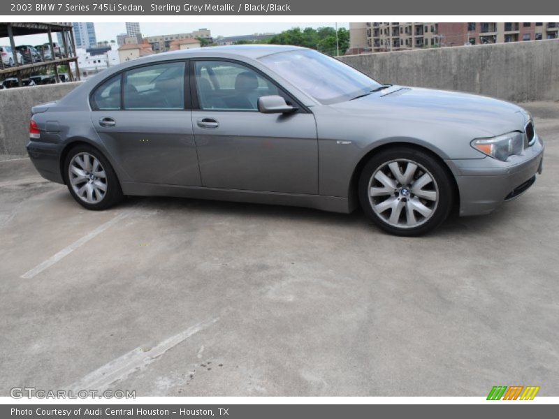 Sterling Grey Metallic / Black/Black 2003 BMW 7 Series 745Li Sedan