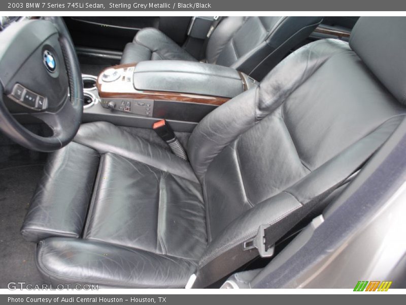 Sterling Grey Metallic / Black/Black 2003 BMW 7 Series 745Li Sedan