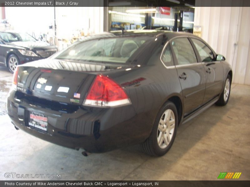 Black / Gray 2012 Chevrolet Impala LT