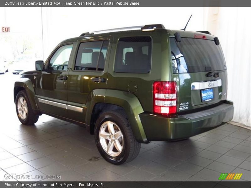 Jeep Green Metallic / Pastel Pebble Beige 2008 Jeep Liberty Limited 4x4