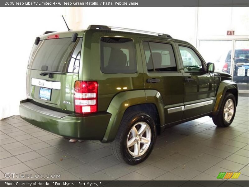 Jeep Green Metallic / Pastel Pebble Beige 2008 Jeep Liberty Limited 4x4