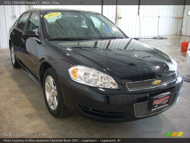 Black / Gray 2012 Chevrolet Impala LT