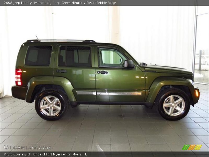 Jeep Green Metallic / Pastel Pebble Beige 2008 Jeep Liberty Limited 4x4