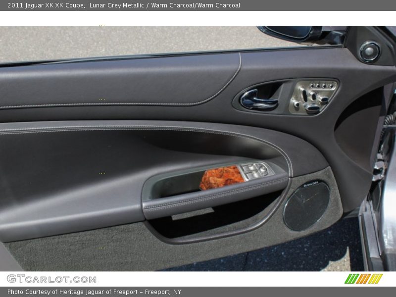 Lunar Grey Metallic / Warm Charcoal/Warm Charcoal 2011 Jaguar XK XK Coupe