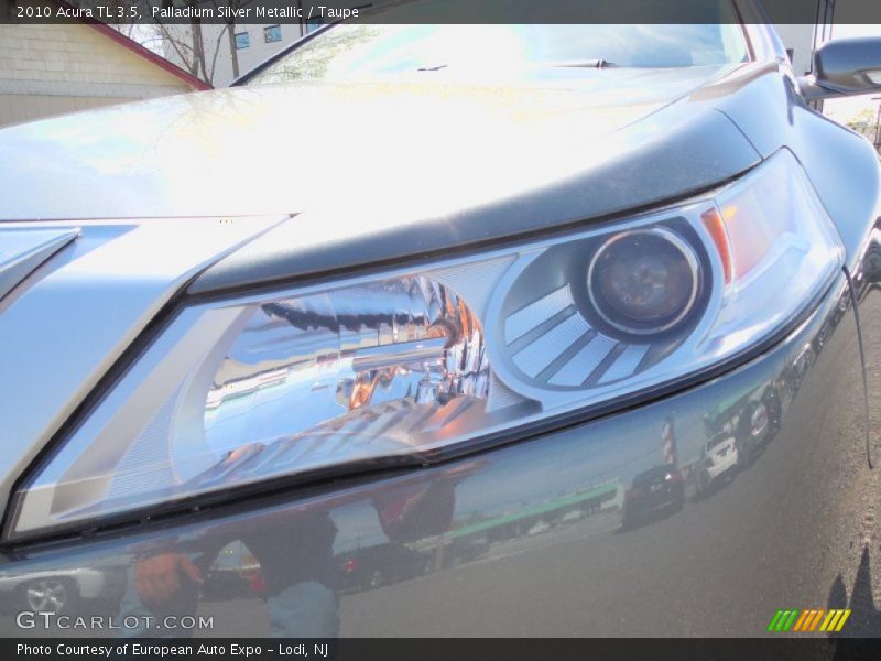 Palladium Silver Metallic / Taupe 2010 Acura TL 3.5