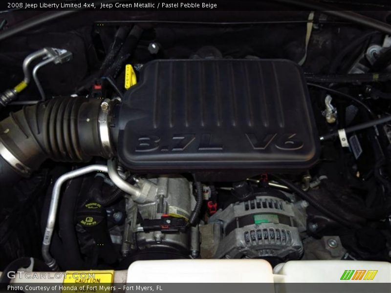Jeep Green Metallic / Pastel Pebble Beige 2008 Jeep Liberty Limited 4x4