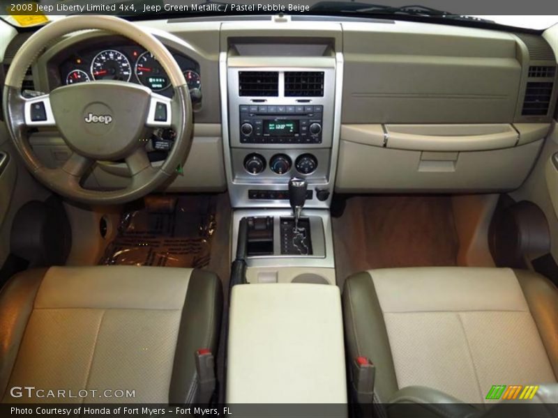 Jeep Green Metallic / Pastel Pebble Beige 2008 Jeep Liberty Limited 4x4