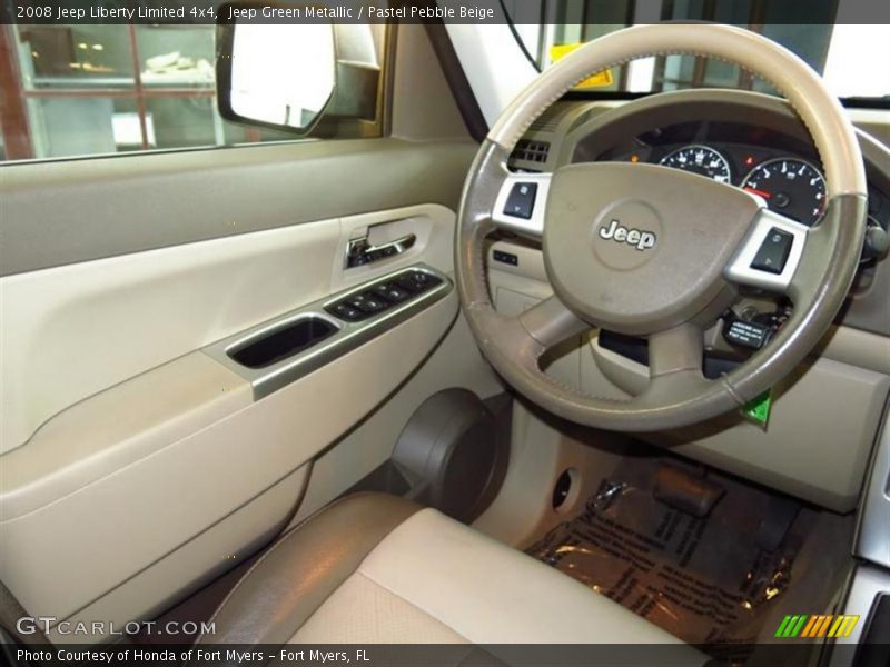 Jeep Green Metallic / Pastel Pebble Beige 2008 Jeep Liberty Limited 4x4