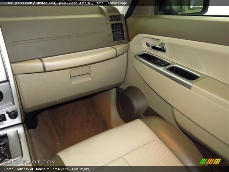 Jeep Green Metallic / Pastel Pebble Beige 2008 Jeep Liberty Limited 4x4