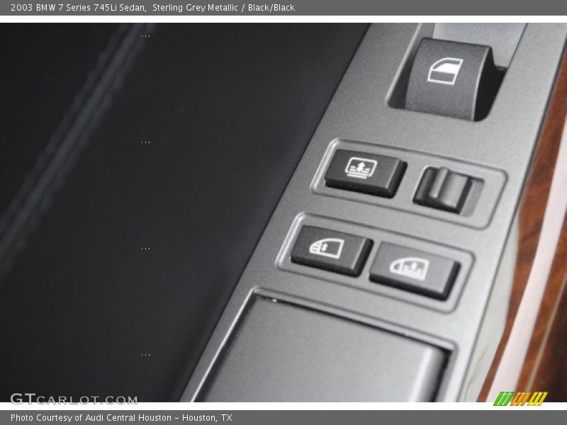Sterling Grey Metallic / Black/Black 2003 BMW 7 Series 745Li Sedan