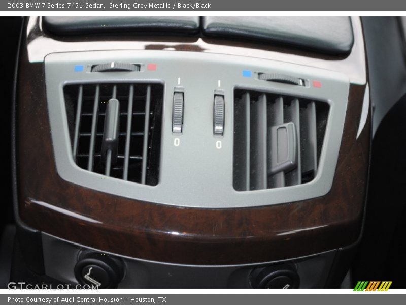 Sterling Grey Metallic / Black/Black 2003 BMW 7 Series 745Li Sedan