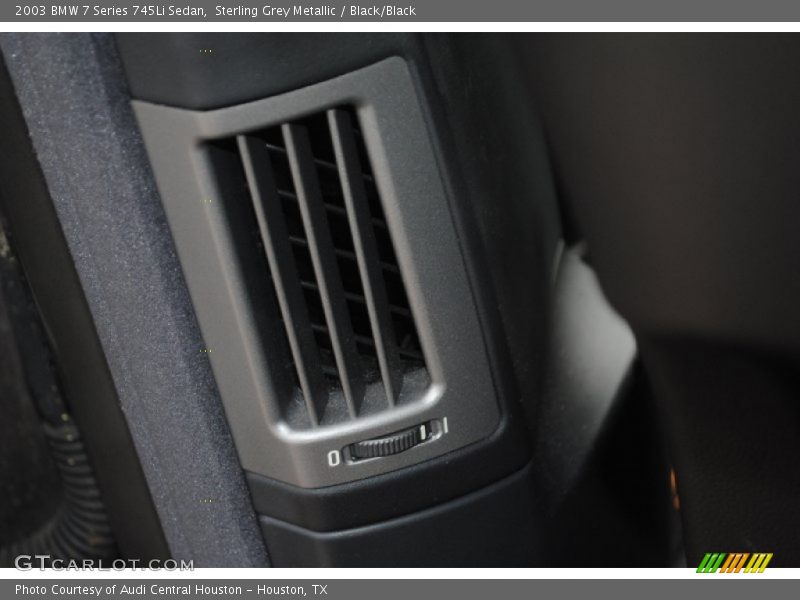 Sterling Grey Metallic / Black/Black 2003 BMW 7 Series 745Li Sedan