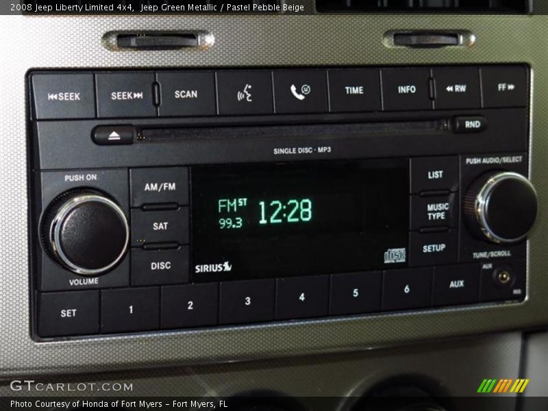 Jeep Green Metallic / Pastel Pebble Beige 2008 Jeep Liberty Limited 4x4