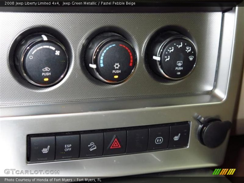 Jeep Green Metallic / Pastel Pebble Beige 2008 Jeep Liberty Limited 4x4