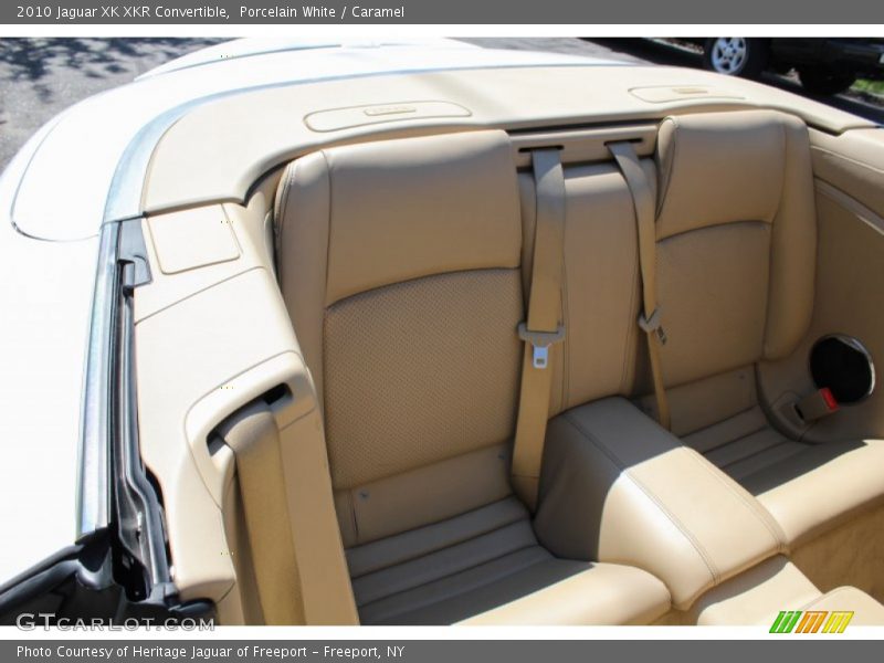 Porcelain White / Caramel 2010 Jaguar XK XKR Convertible
