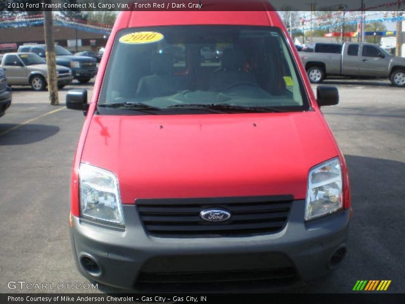 Torch Red / Dark Gray 2010 Ford Transit Connect XL Cargo Van