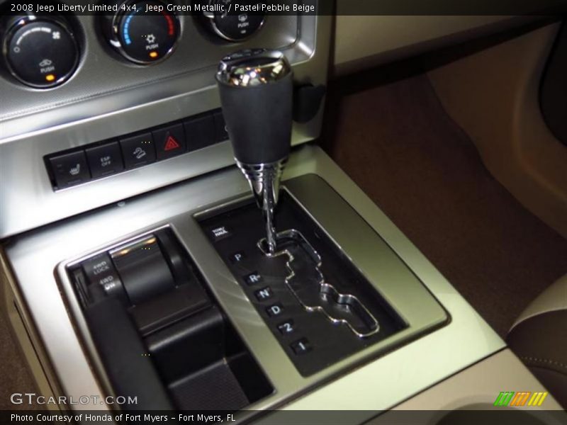Jeep Green Metallic / Pastel Pebble Beige 2008 Jeep Liberty Limited 4x4