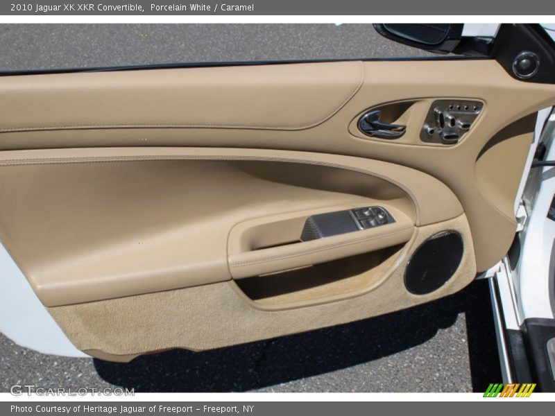 Porcelain White / Caramel 2010 Jaguar XK XKR Convertible