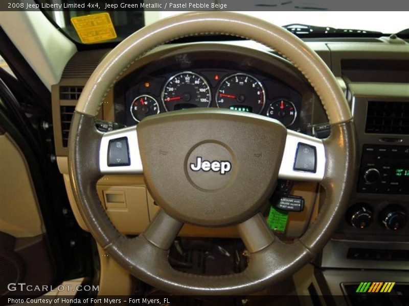 Jeep Green Metallic / Pastel Pebble Beige 2008 Jeep Liberty Limited 4x4