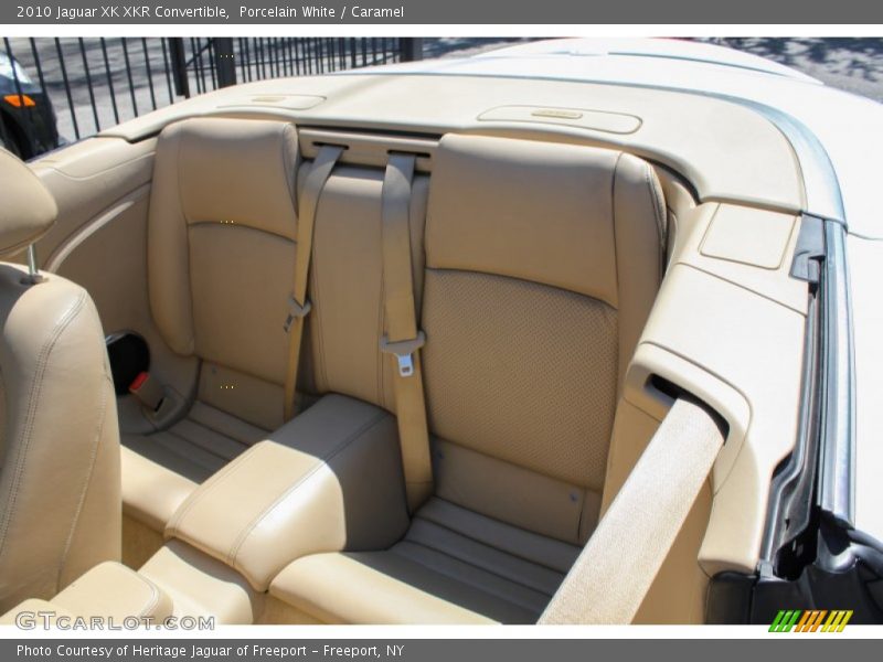 Porcelain White / Caramel 2010 Jaguar XK XKR Convertible
