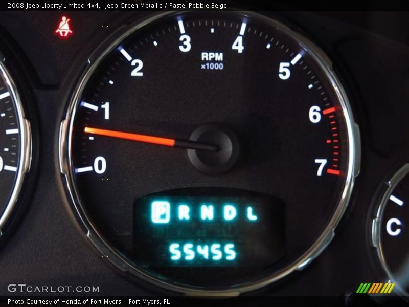 Jeep Green Metallic / Pastel Pebble Beige 2008 Jeep Liberty Limited 4x4