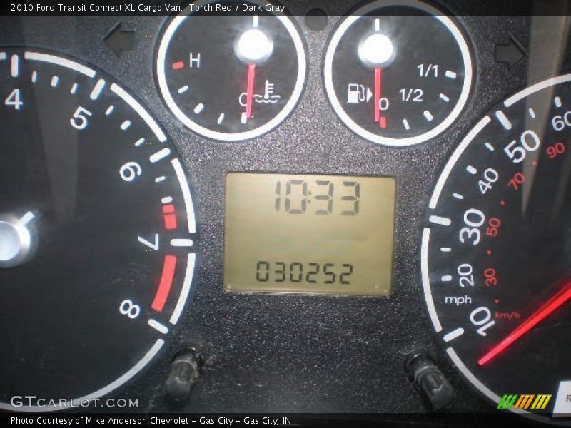 Torch Red / Dark Gray 2010 Ford Transit Connect XL Cargo Van