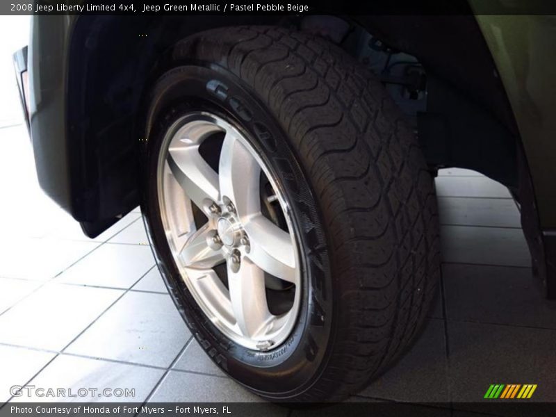 Jeep Green Metallic / Pastel Pebble Beige 2008 Jeep Liberty Limited 4x4