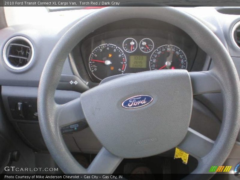 Torch Red / Dark Gray 2010 Ford Transit Connect XL Cargo Van