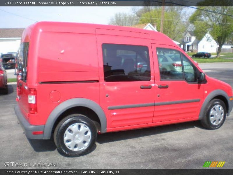 Torch Red / Dark Gray 2010 Ford Transit Connect XL Cargo Van
