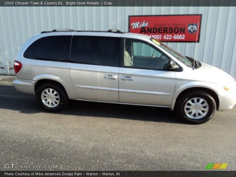 Bright Silver Metallic / Gray 2003 Chrysler Town & Country EX