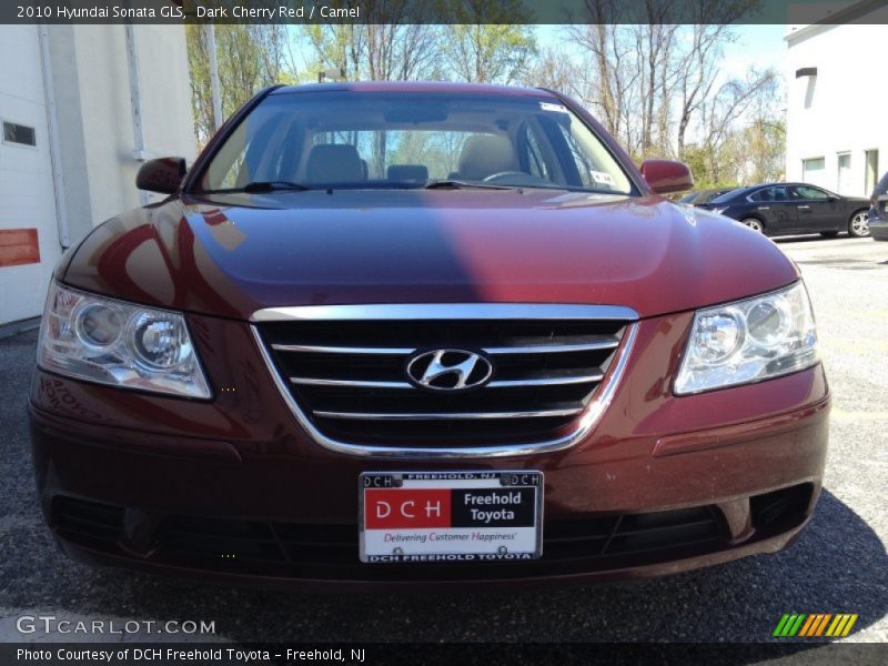 Dark Cherry Red / Camel 2010 Hyundai Sonata GLS