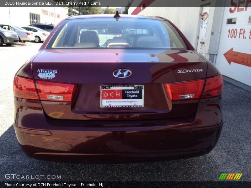 Dark Cherry Red / Camel 2010 Hyundai Sonata GLS