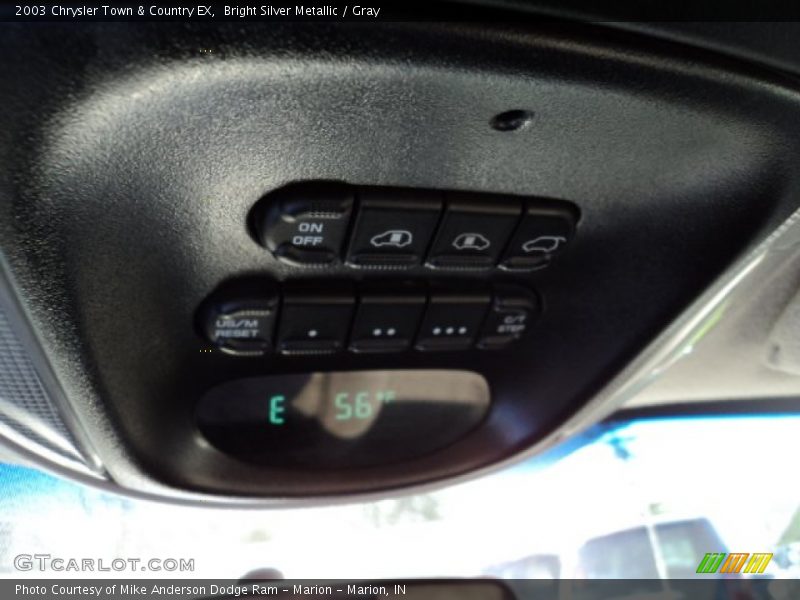 Bright Silver Metallic / Gray 2003 Chrysler Town & Country EX